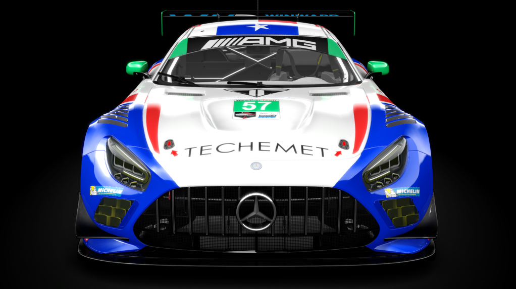 Mercedes-AMG GT3 EVO, skin IMSA 57