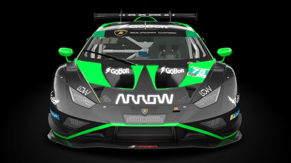 Lamborghini Huracán GT3 EVO2, skin 2023 IMSA #78 Forte Racing