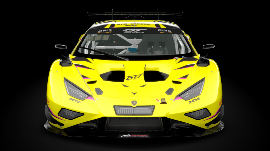 Lamborghini Huracán GT3 EVO2, skin GTWC #19 Iron Lynx