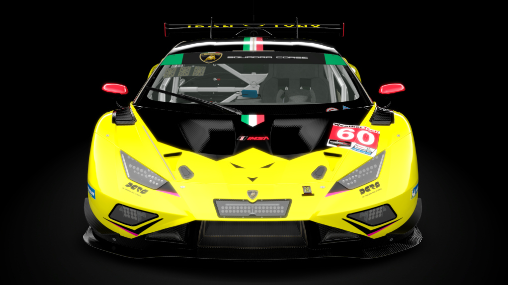 Lamborghini Huracán GT3 EVO2, skin IMSAd24 #60 Iron Lynx