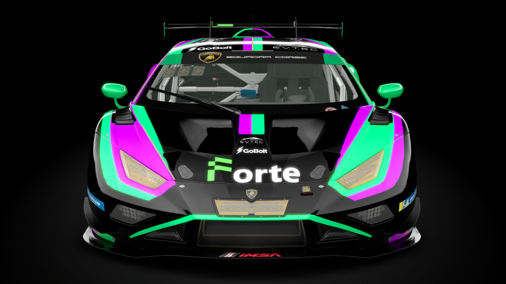 Lamborghini Huracán GT3 EVO2, skin IMSAd24 #78 Forte Racing