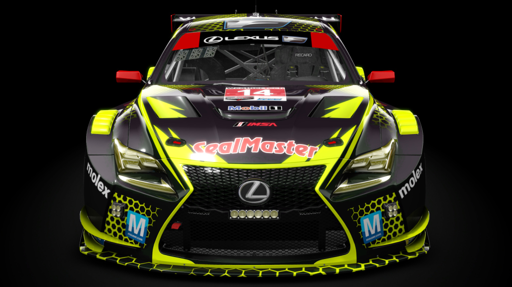 Lexus RC F GT3, skin Vasser_Sullivan_Autosport_14