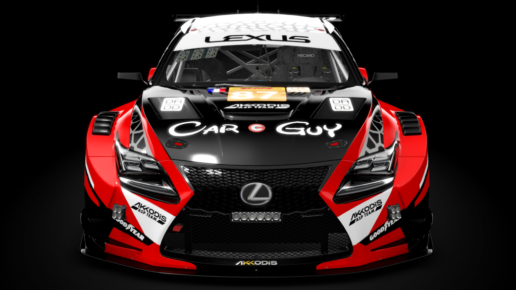 Lexus RC F GT3, skin WEC Akkodis ASP Lexus 87 2024