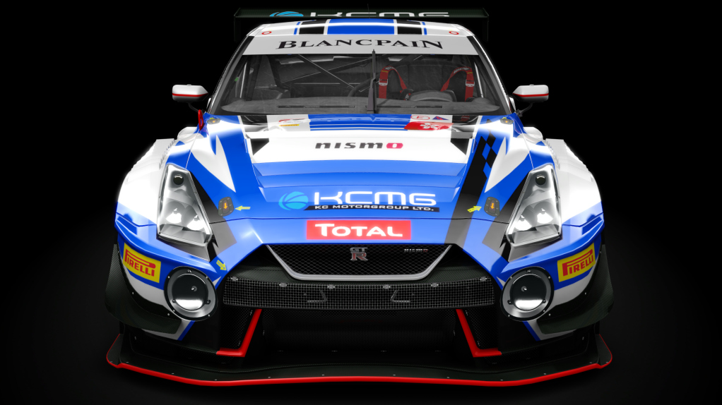 Nissan GT-R GT3, skin kcmg_blancpain_#18