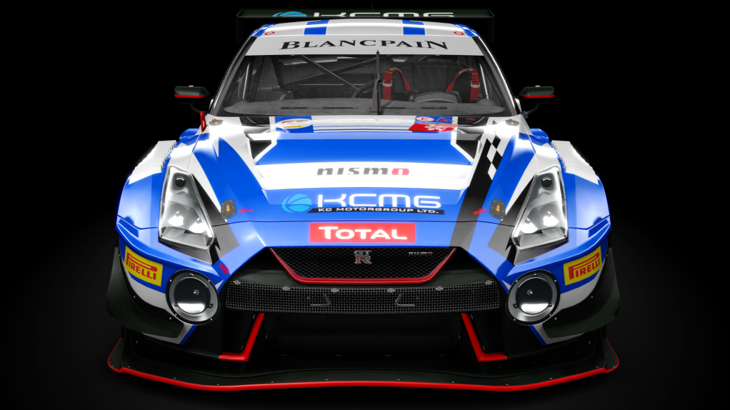 Nissan GT-R GT3, skin kcmg_blancpain_#35