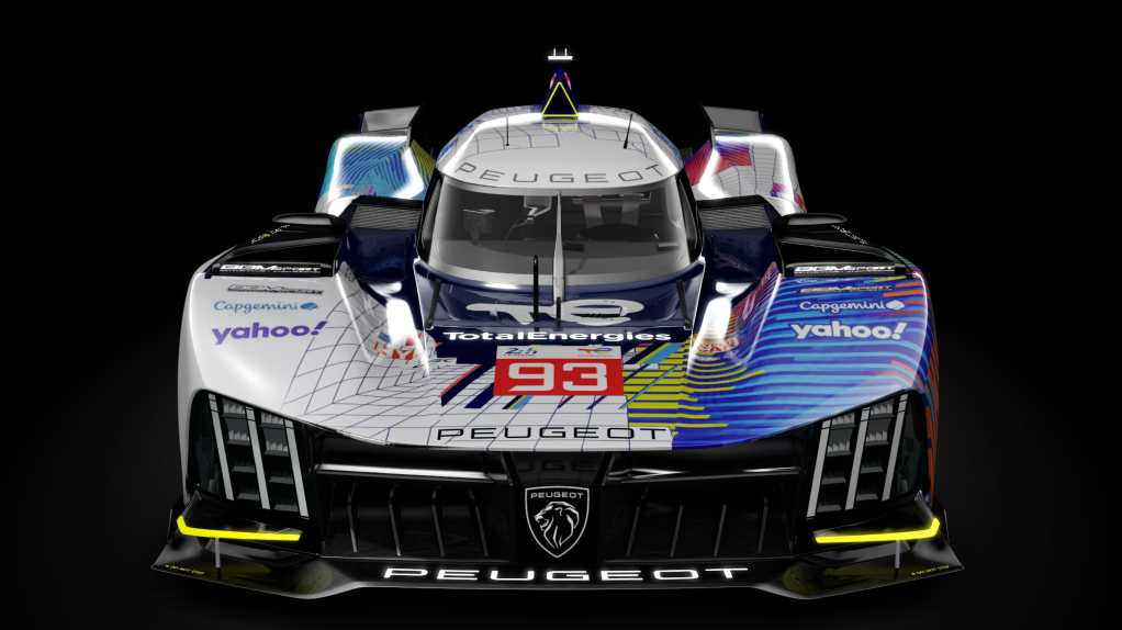 Peugeot 9X8, skin 2024 WEC #93 Qatar