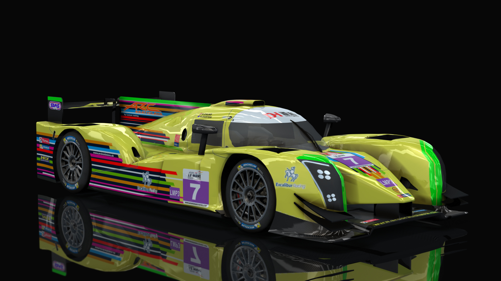 LMP3 Ginetta LMP3 Nissan, skin a07