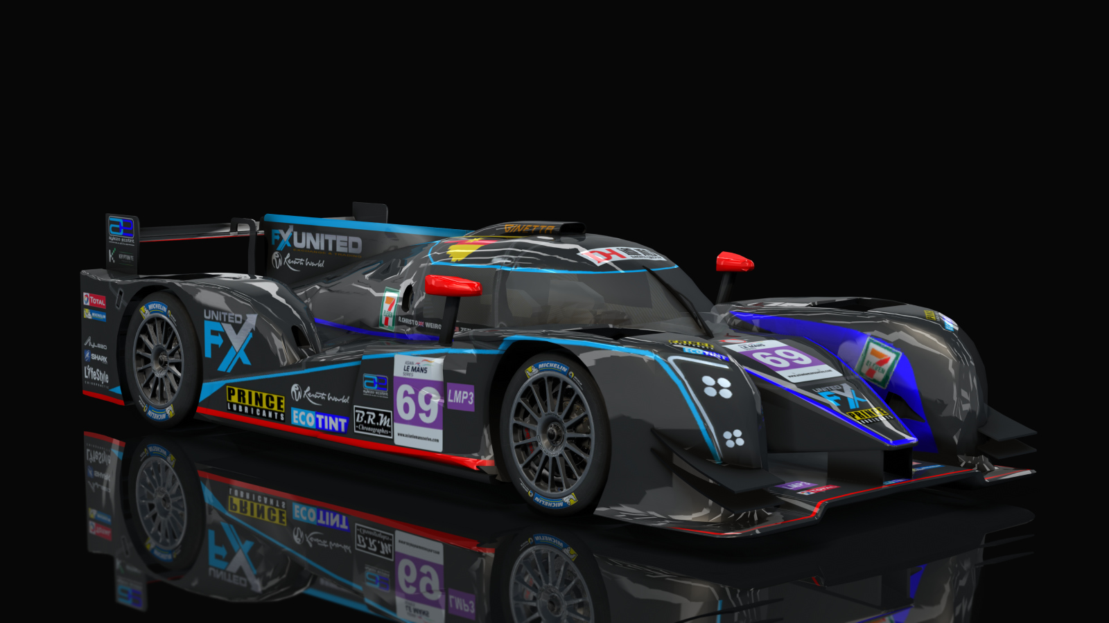LMP3 Ginetta LMP3 Nissan, skin a69