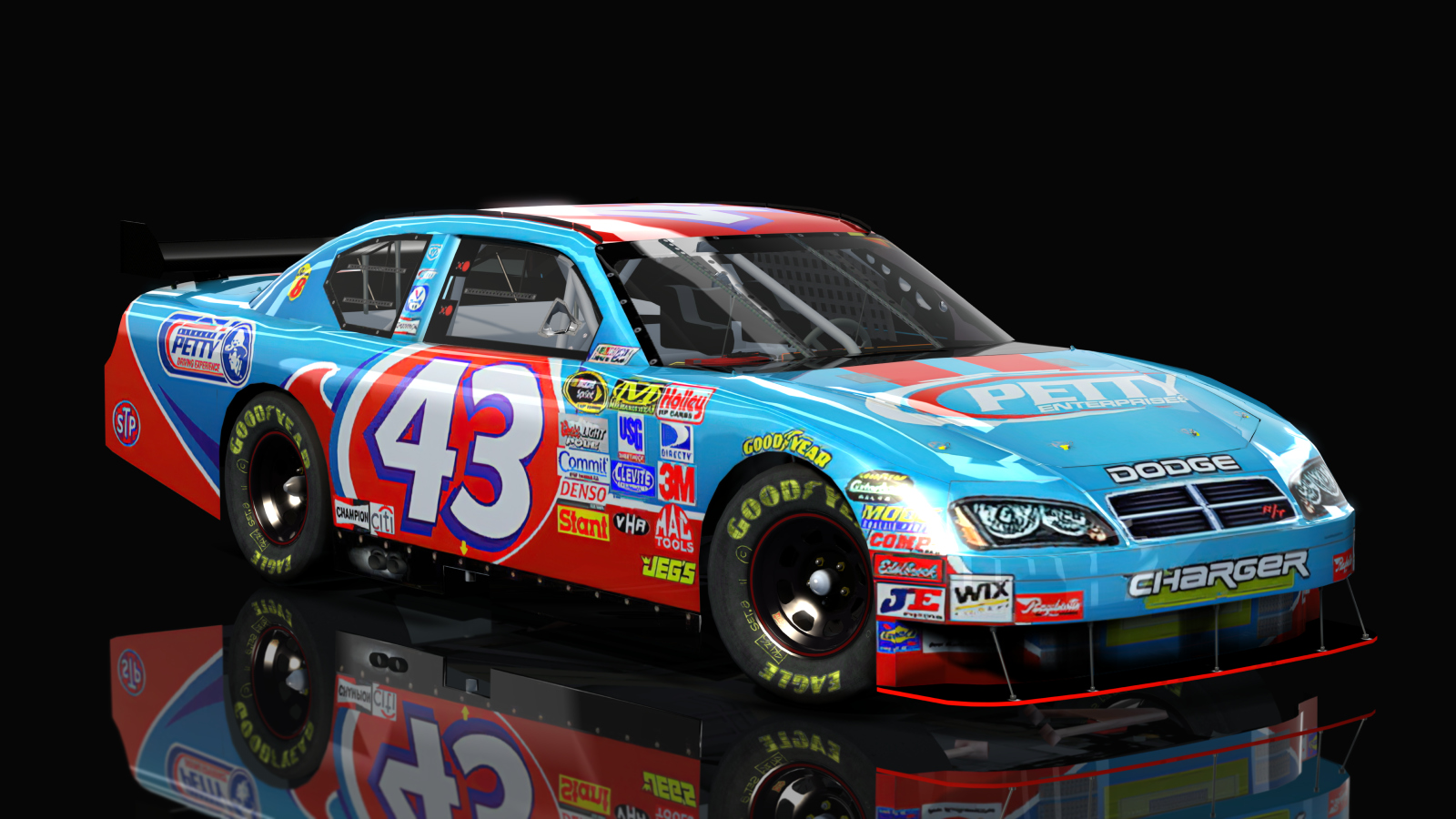 NASCAR Cup Series 2009 - Dodge Charger (CoT), skin 43