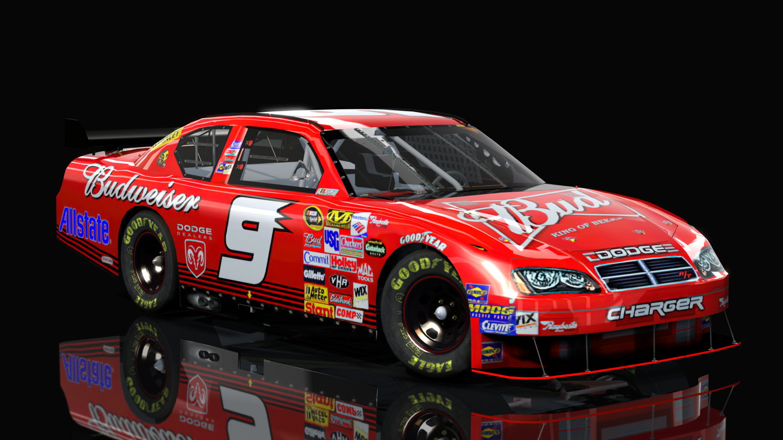 NASCAR Cup Series 2009 - Dodge Charger (CoT), skin 9