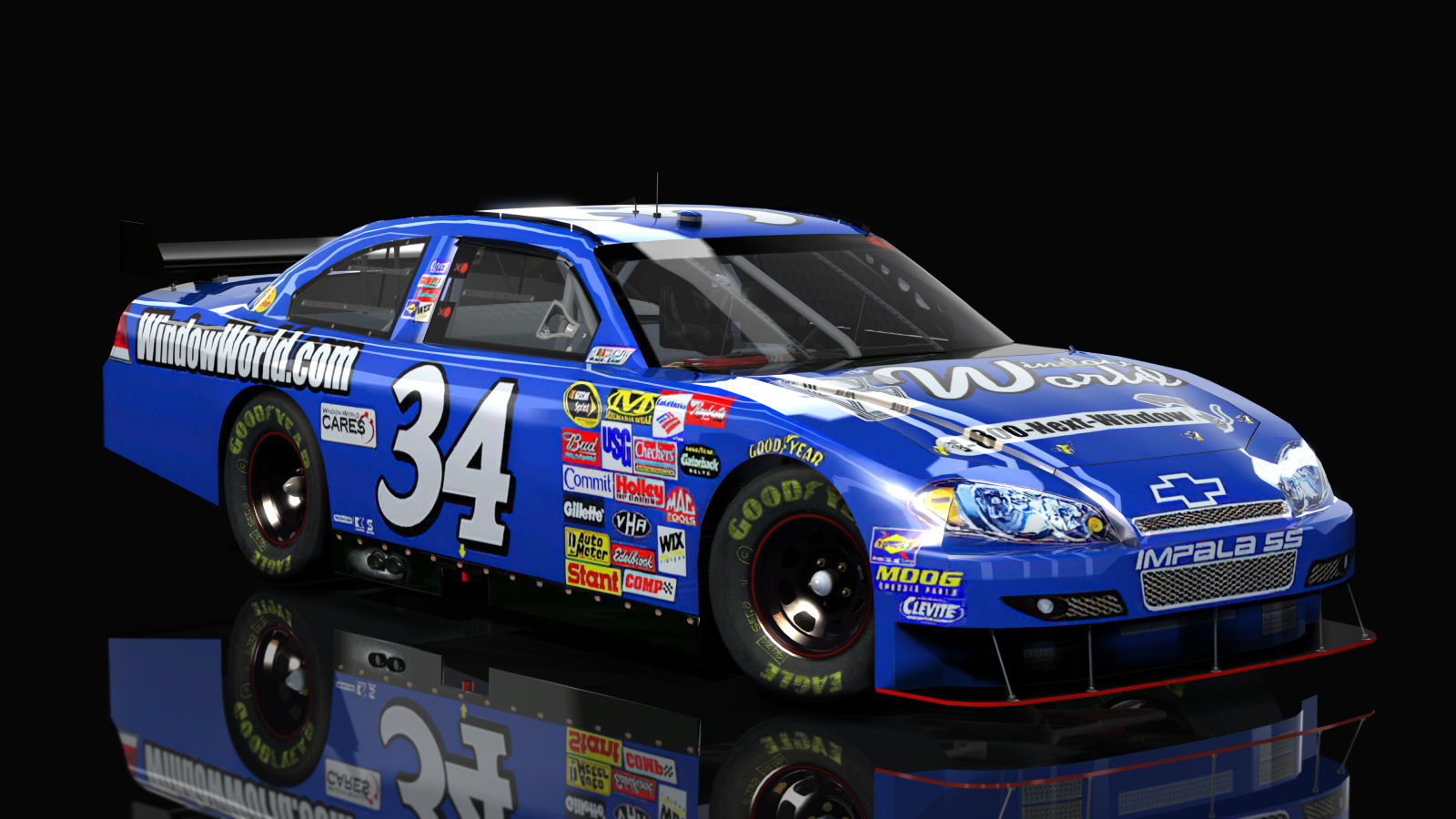 NASCAR Cup Series 2009 - Chevy Impala (CoT), skin 34