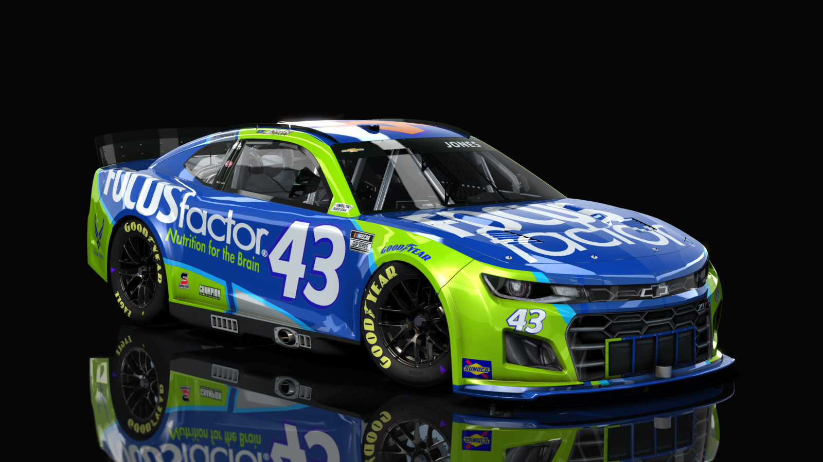 NASCAR Cup Series 2023 - Chevy Camaro, skin 43_focusfactor