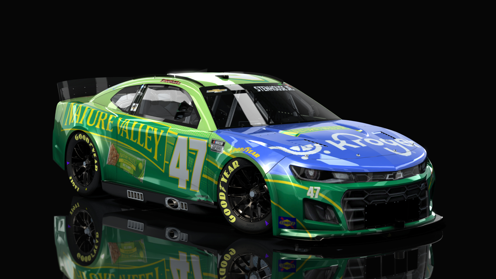 NASCAR Cup Series 2023 - Chevy Camaro, skin 47_nature_valley