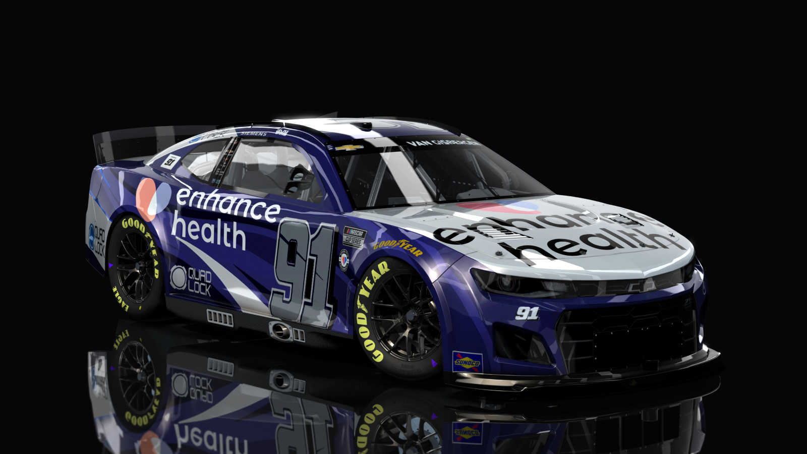 NASCAR Cup Series 2023 - Chevy Camaro, skin 91_health