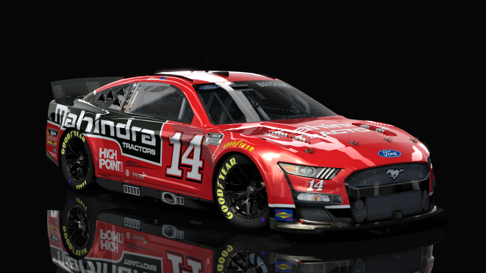 NASCAR Cup Series 2023 - Ford Mustang, skin 14_mahindra