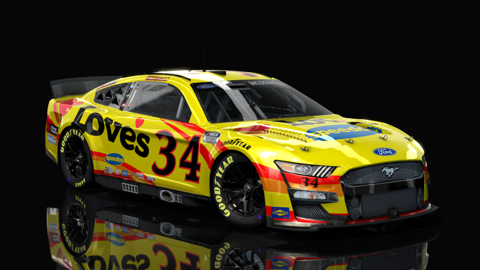 NASCAR Cup Series 2023 - Ford Mustang, skin 34_loves