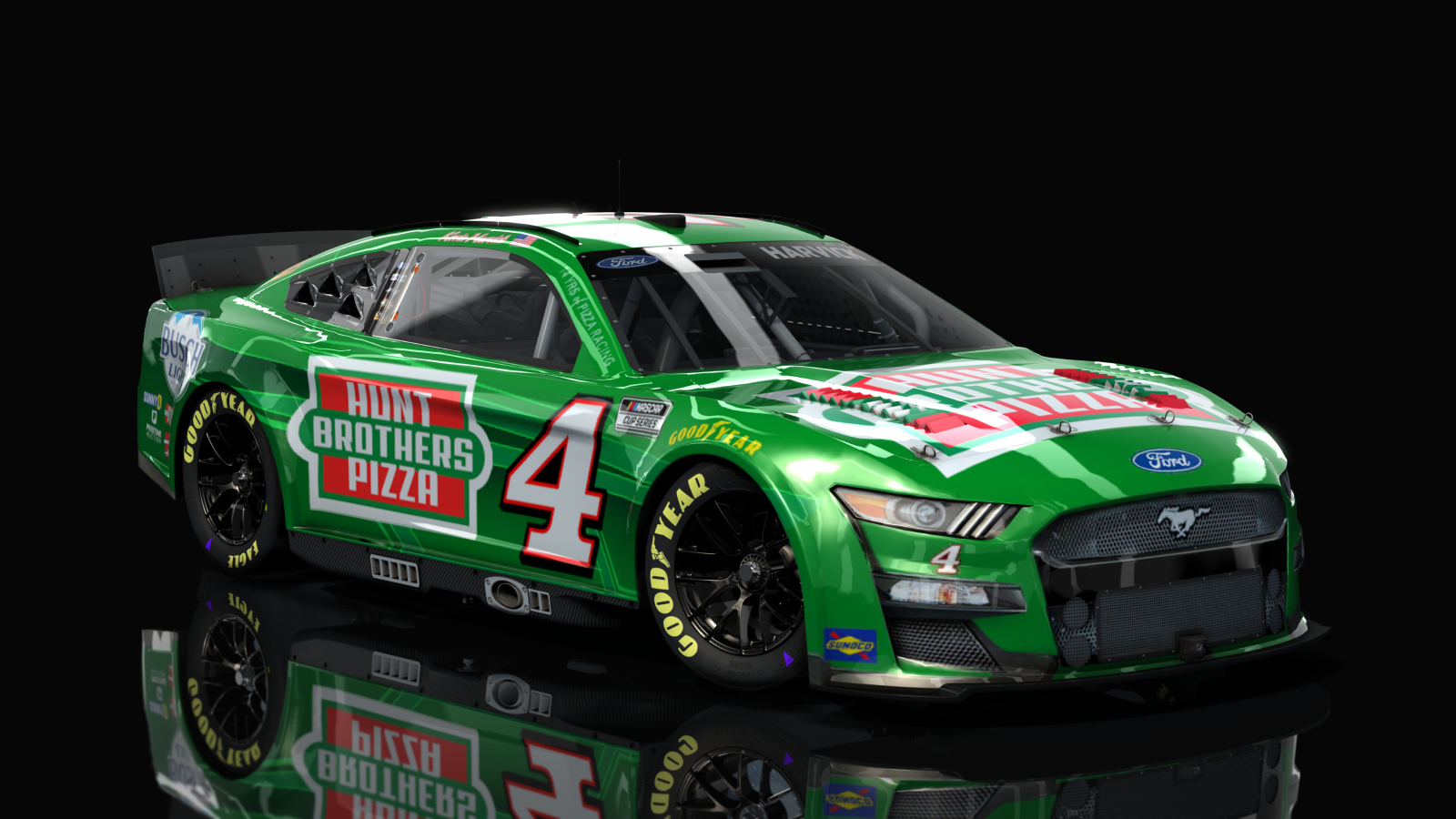 NASCAR Cup Series 2023 - Ford Mustang, skin 4_huntbrotherspizza