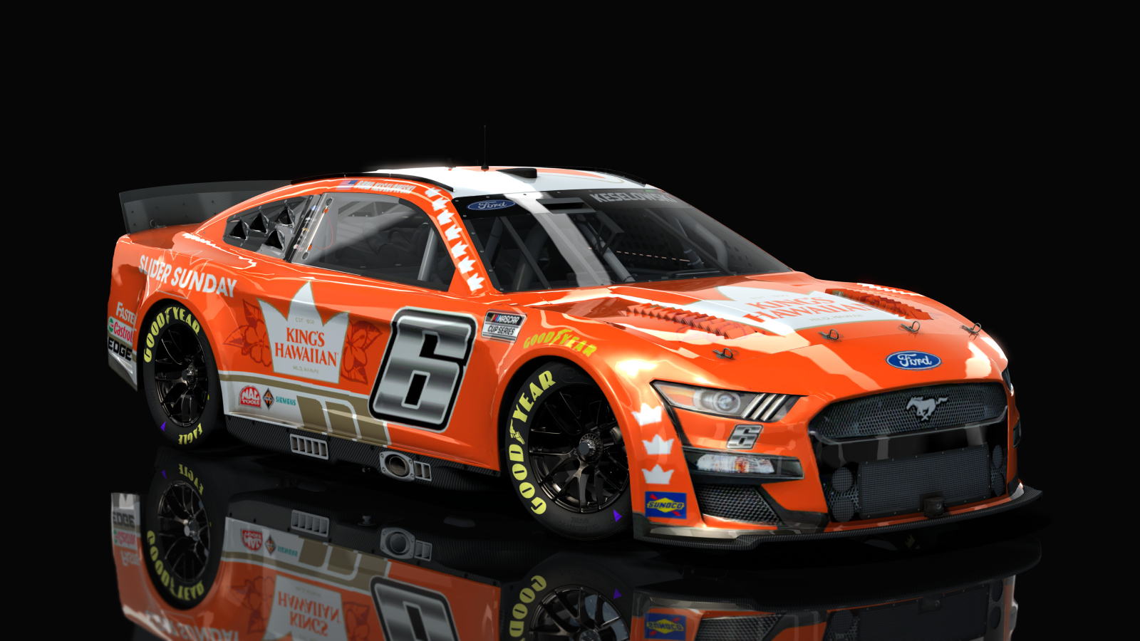 NASCAR Cup Series 2023 - Ford Mustang, skin 6_kingshawaiian