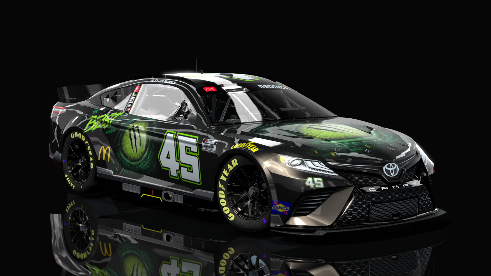NASCAR Cup Series 2023 - Toyota Camry, skin 45_monster