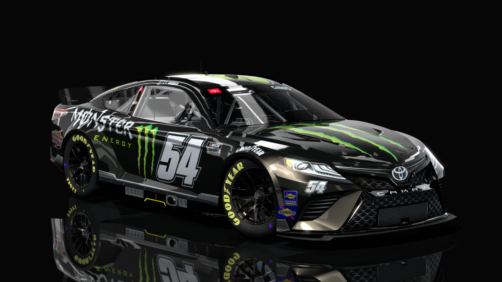 NASCAR Cup Series 2023 - Toyota Camry, skin 54_monster