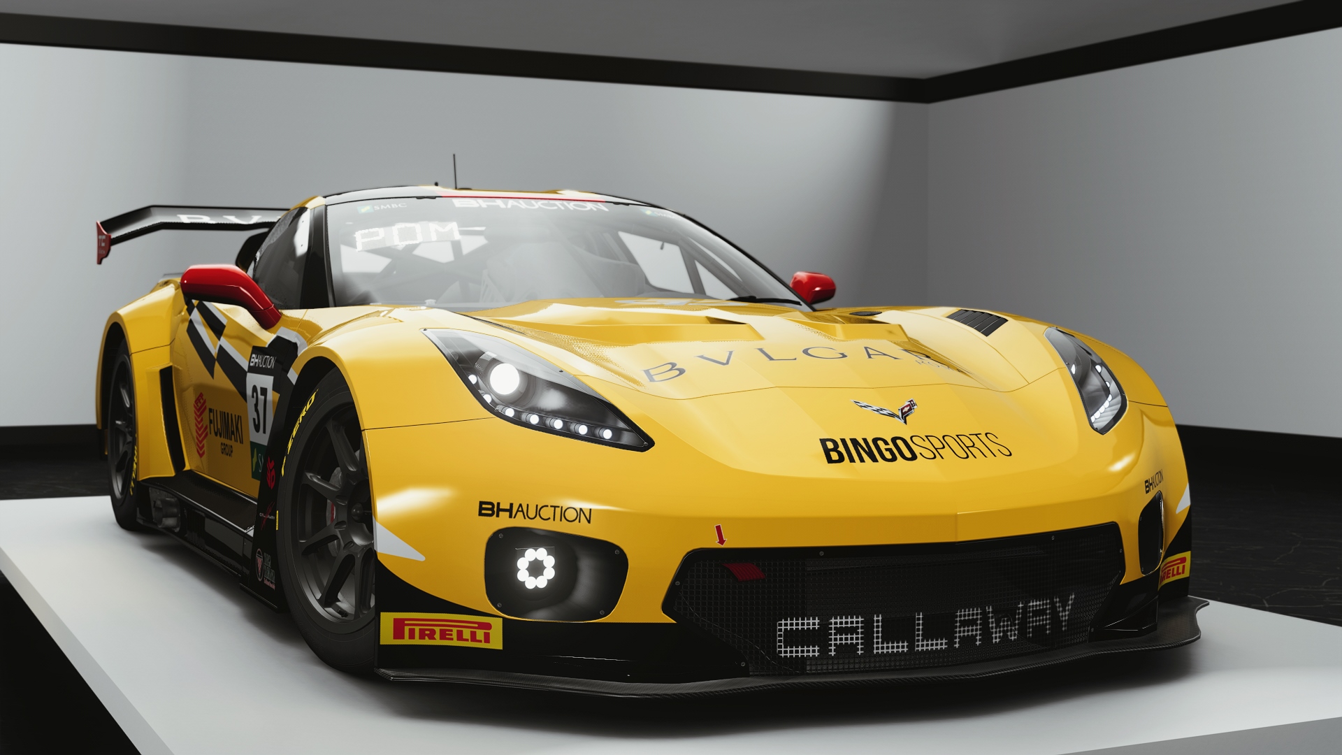 Chevrolet Corvette C7 GT3-R Callaway, skin #37_BingoRacingCorvette