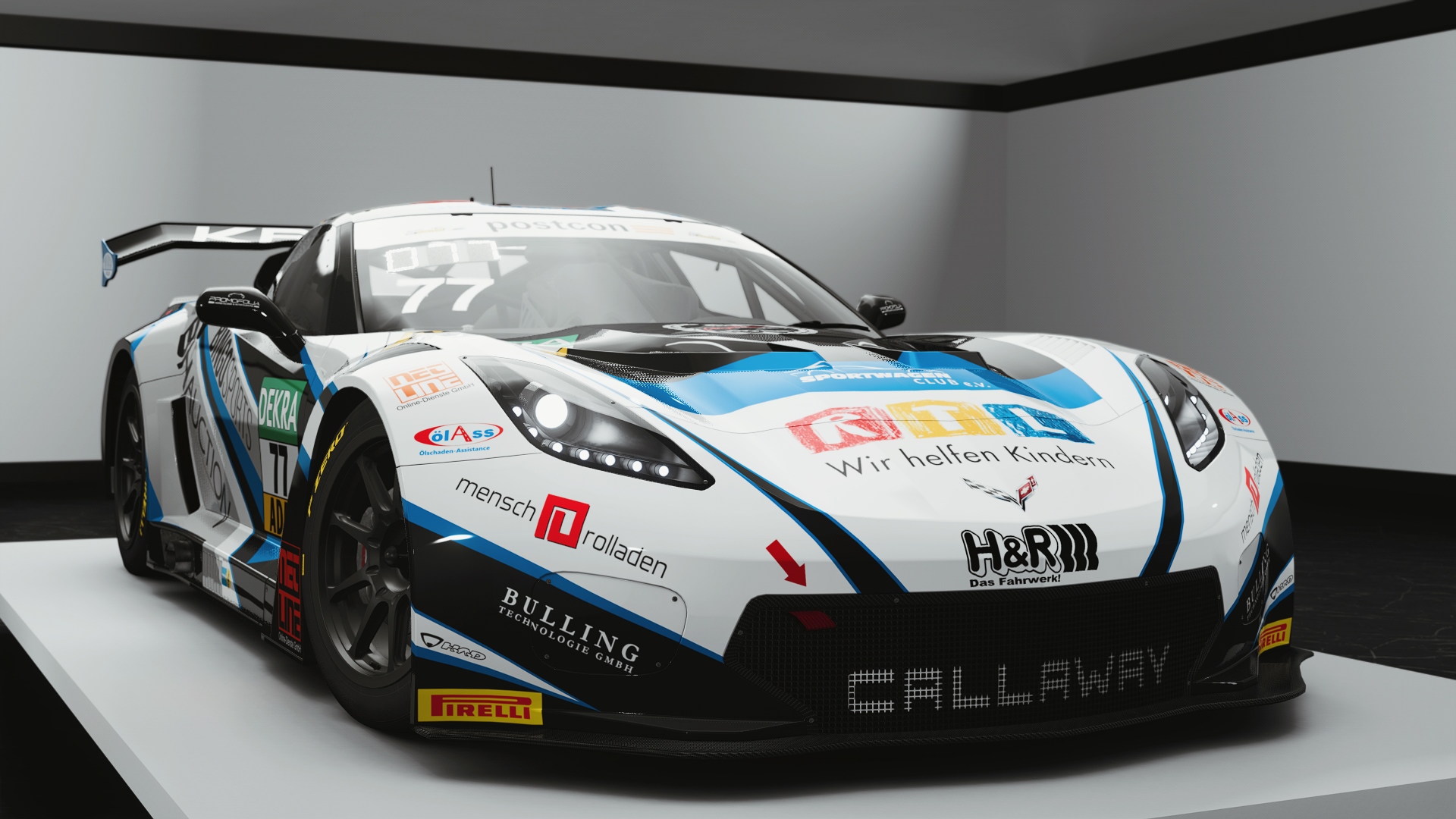Chevrolet Corvette C7 GT3-R Callaway, skin FF_ADAC_20_Callaway_Competition_77
