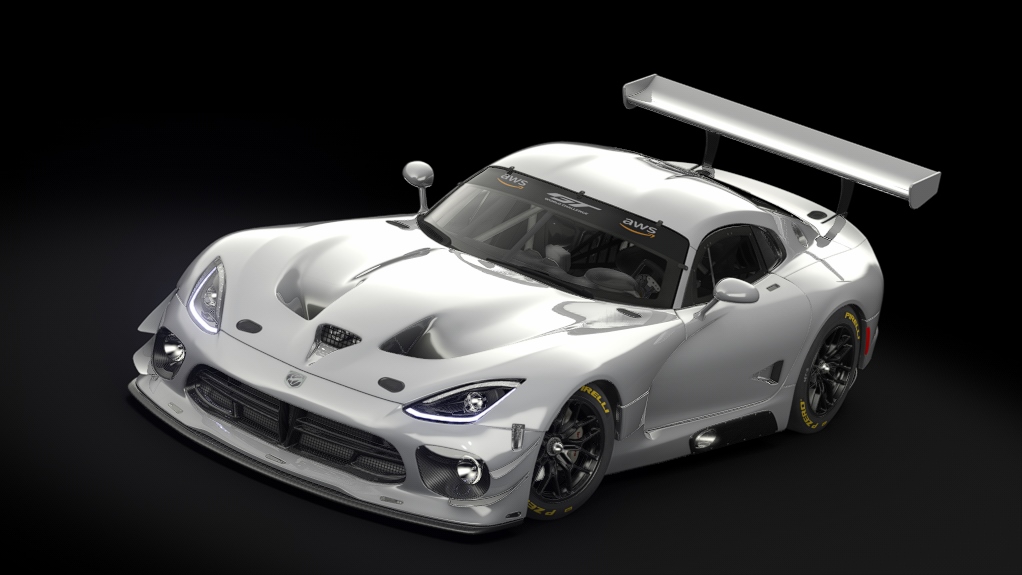 Dodge Viper GT3-R, skin template