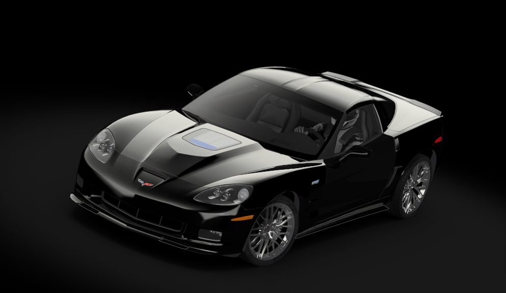 Chevrolet Corvette C6 ZR-1, skin Black