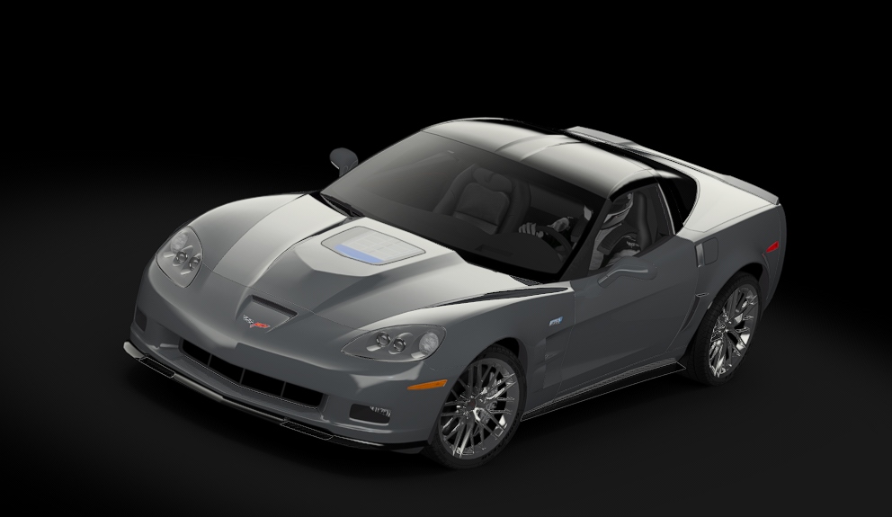 Chevrolet Corvette C6 ZR-1, skin Cyber_Grey_Metallic