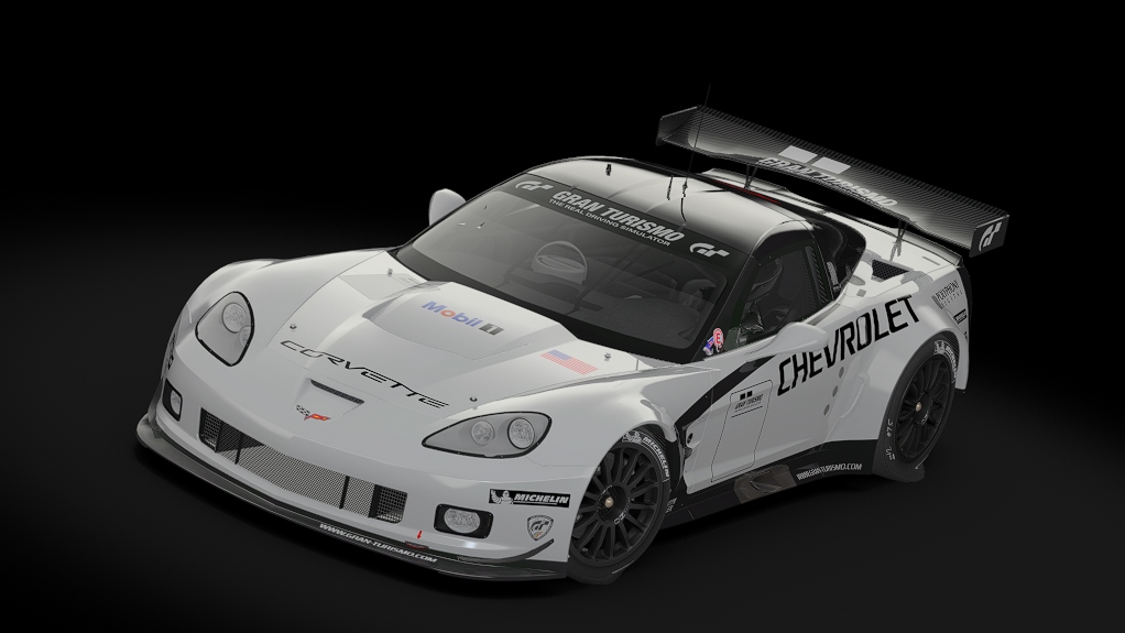 Chevrolet Corvette C6.R '09, skin GT_Artic_White