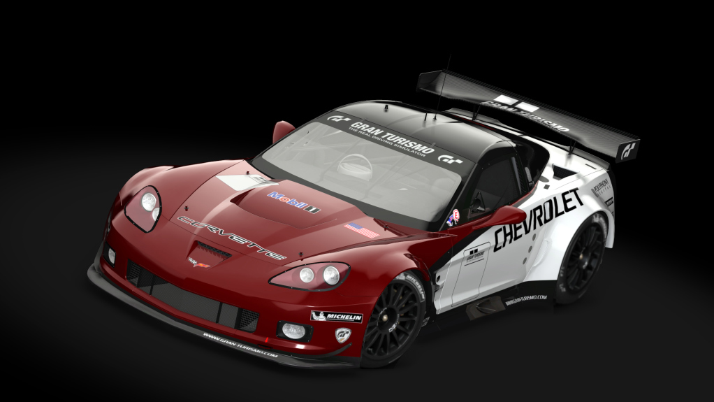 Chevrolet Corvette C6.R '09, skin GT_Crystal_Red
