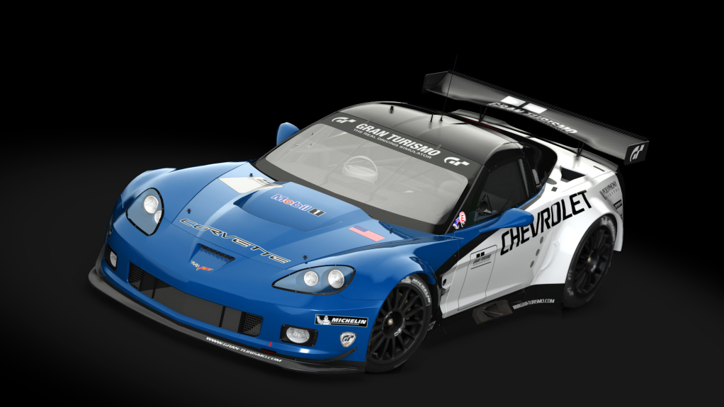 Chevrolet Corvette C6.R '09, skin GT_Jetstream_Blue