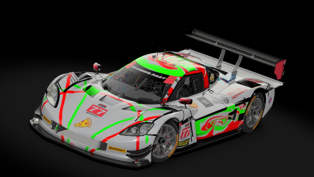 Dallara Corvette DP, skin ZAP_USCC_PZC_77_Brit