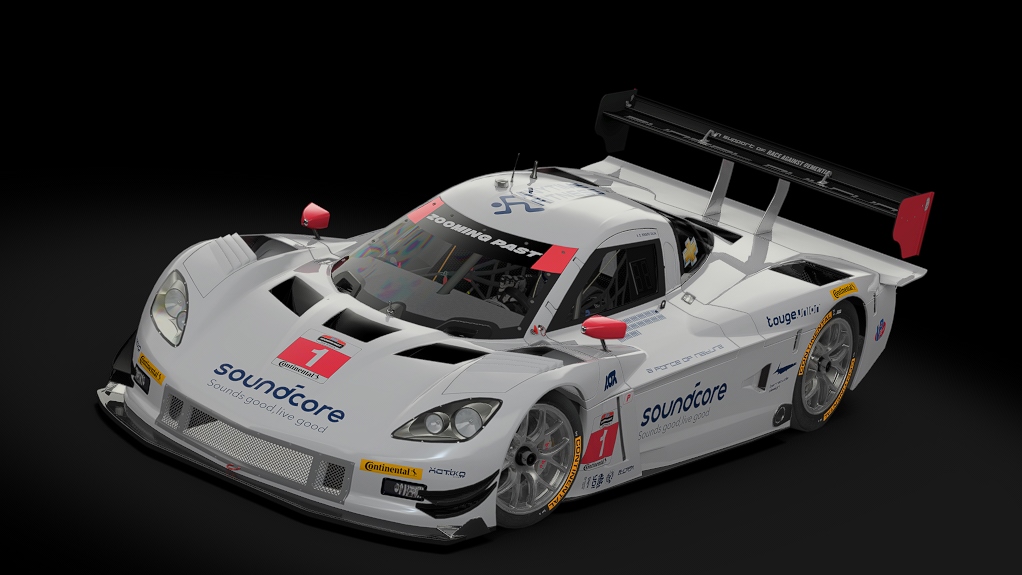 Dallara Corvette DP, skin ZAP_USCC_SSO_1_Ribiero_Silva_Whiteout