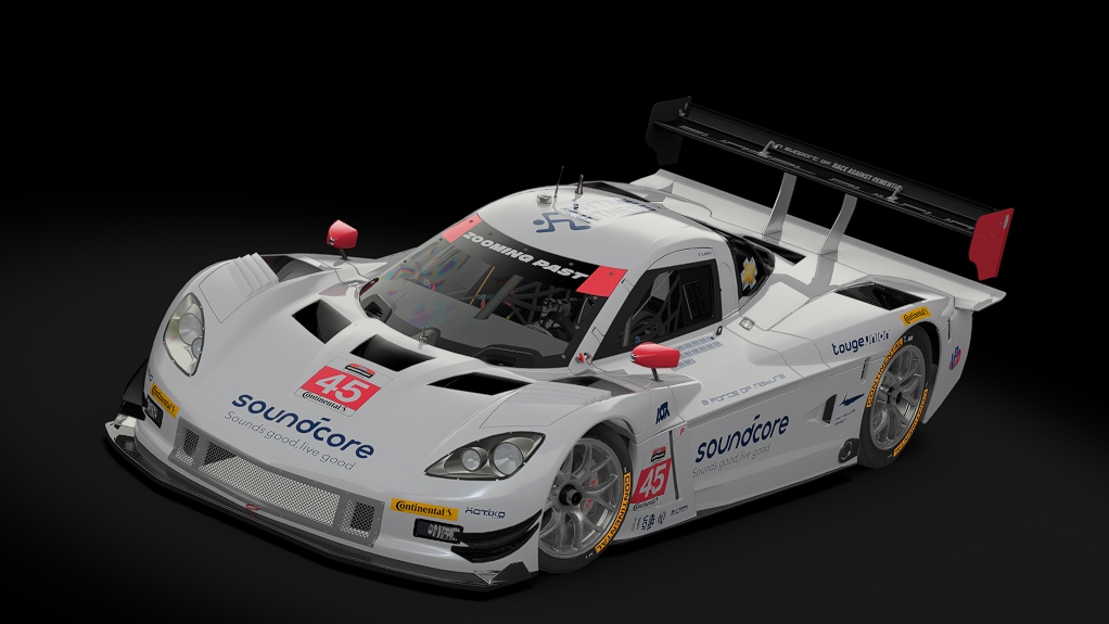 Dallara Corvette DP, skin ZAP_USCC_SSO_45_Clampitt_Whiteout