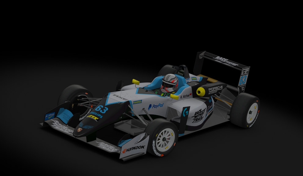 Dallara F317, skin FLRC_F3_CEL_63_Mathew