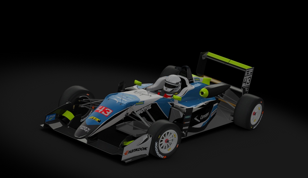 Dallara F317, skin FLRC_F3_CGM_43_Amor