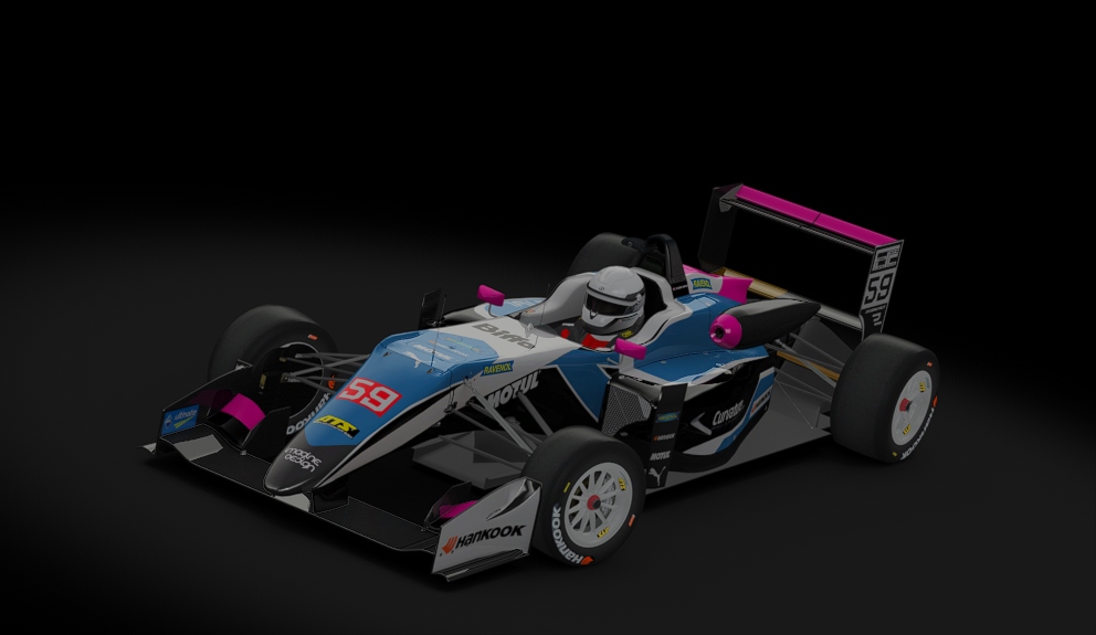Dallara F317, skin FLRC_F3_CGM_59_Heron