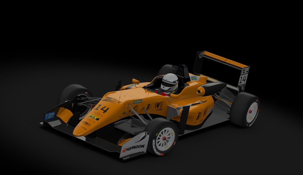 Dallara F317, skin FLRC_F3_HEX_14_Falesy