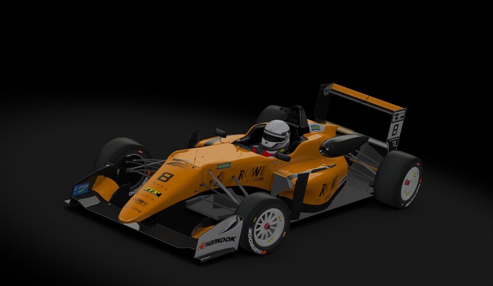 Dallara F317, skin FLRC_F3_HEX_8_Tidmarsh