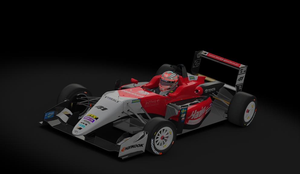 Dallara F317, skin FLRC_F3_HHE_41_Jonsson