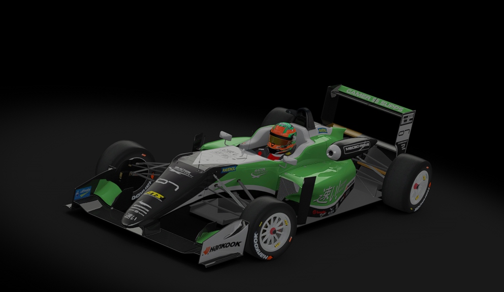 Dallara F317, skin FLRC_F3_HRE_07_Issaac