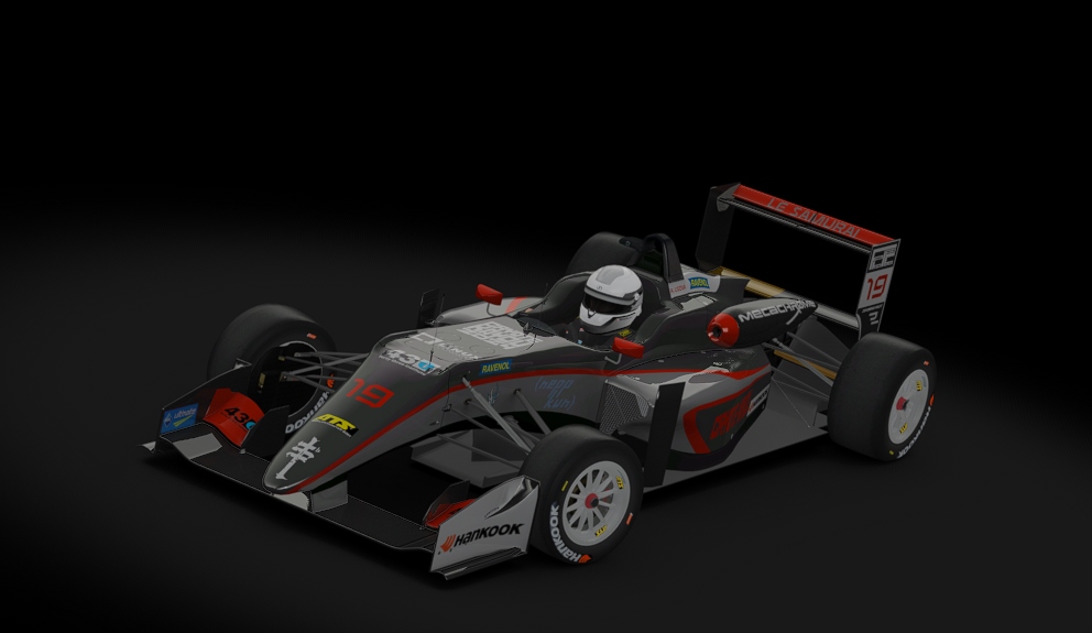 Dallara F317, skin FLRC_F3_LSM_19_Lisova