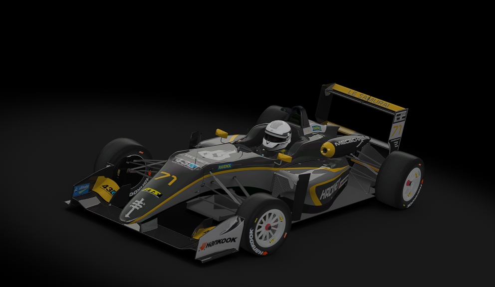 Dallara F317, skin FLRC_F3_LSM_71_Jin