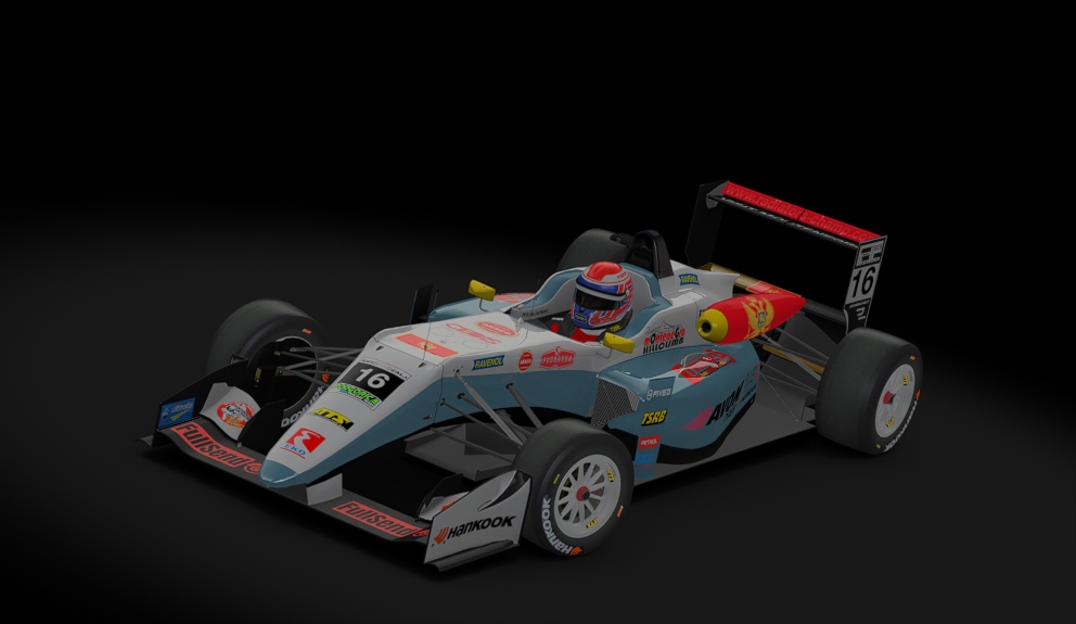 Dallara F317, skin FLRC_F3_MSR_16_Jurisevic