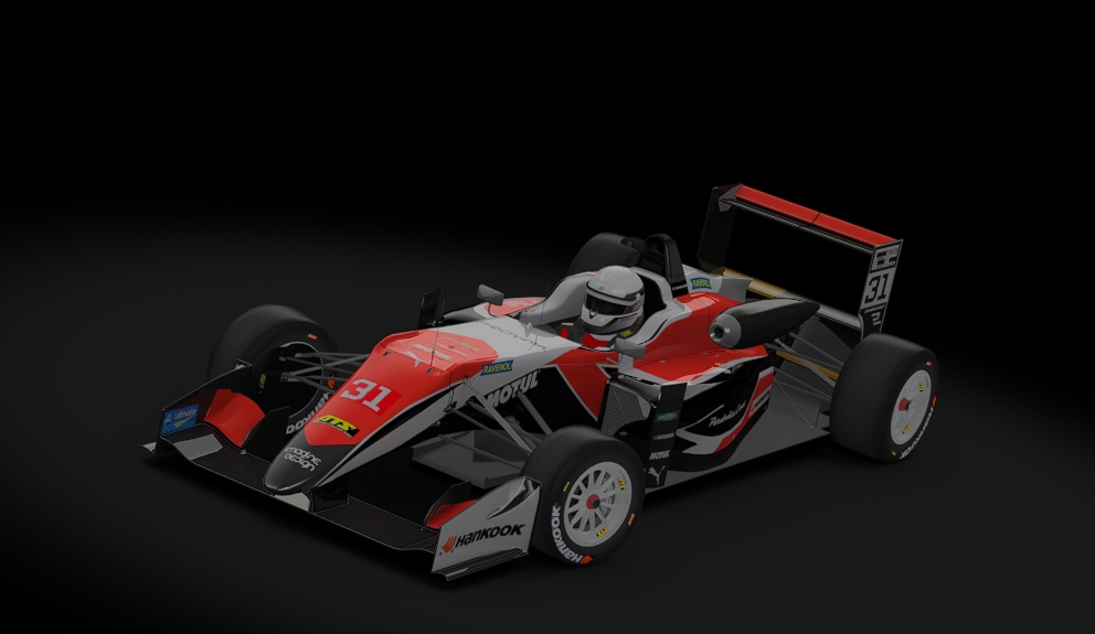 Dallara F317, skin FLRC_F3_PEM_31_Bell