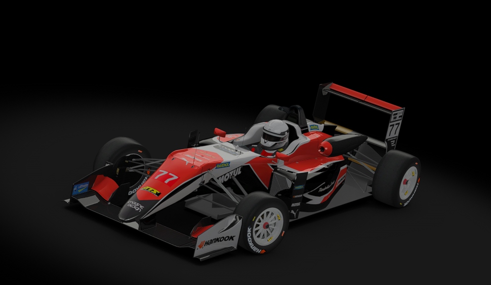 Dallara F317, skin FLRC_F3_PEM_77_Gordon