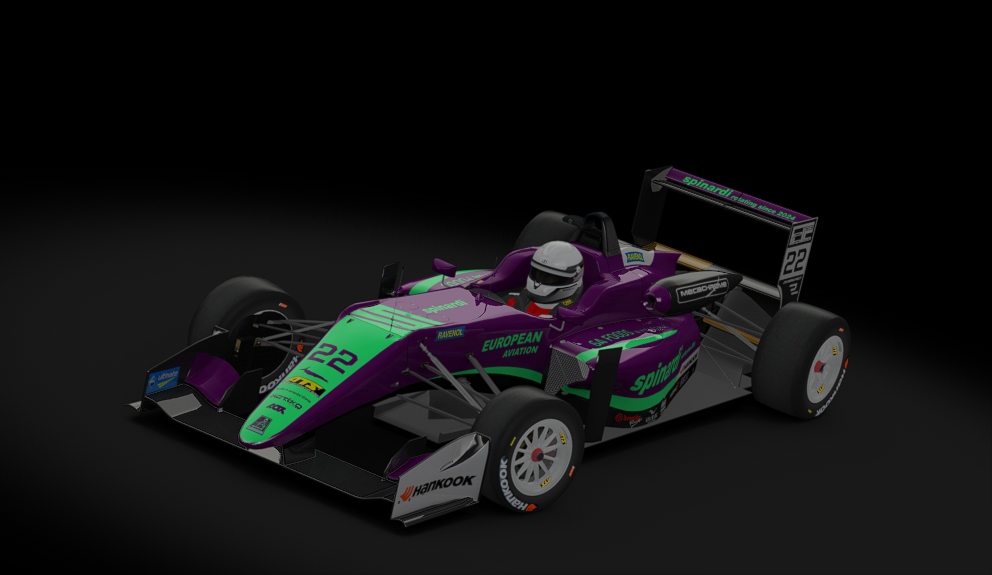 Dallara F317, skin FLRC_F3_SPN_22_Kalesoglou