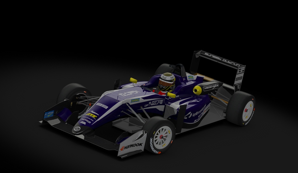 Dallara F317, skin FLRC_F3_SSO_99_Bevan