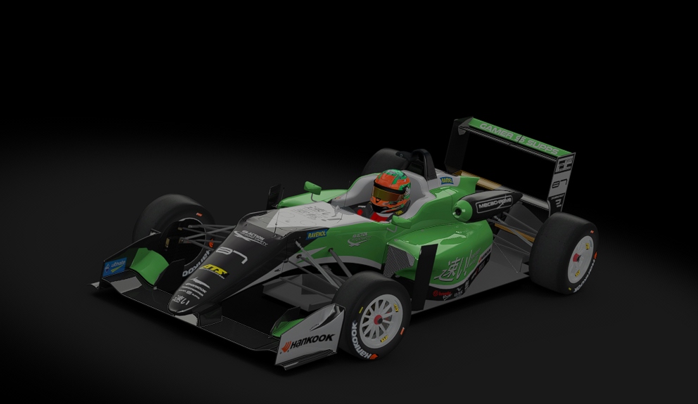 Dallara F317, skin HCD_Hayai_Racing